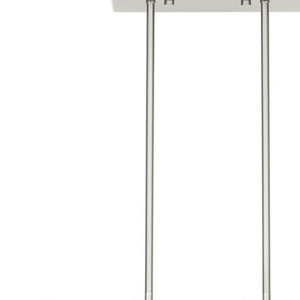 Three Light Dimmable Chandelier With Shades HomeRoots