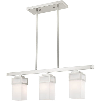 Three Light Dimmable Chandelier With Shades HomeRoots