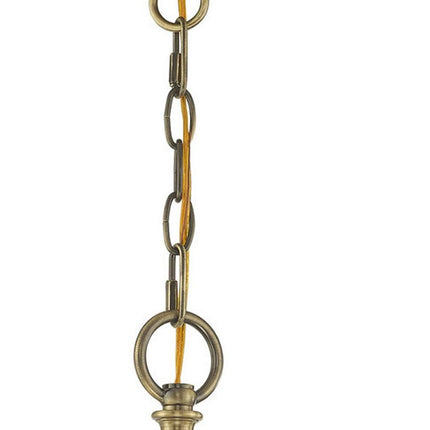 Three Light Dimmable Chandelier With Shades HomeRoots