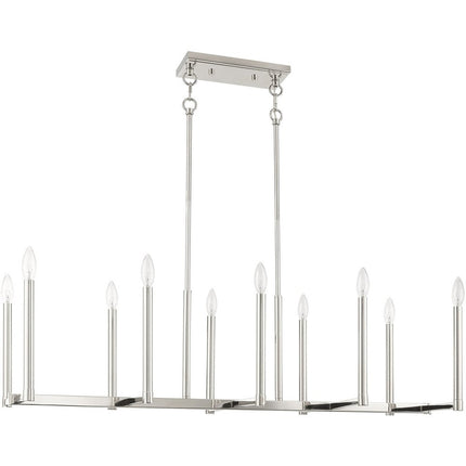 Ten Light Dimmable Chandelier With Shades HomeRoots