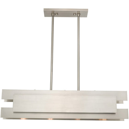 Four Light Dimmable Chandelier With Shades HomeRoots