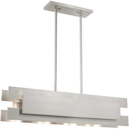 Four Light Dimmable Chandelier With Shades HomeRoots