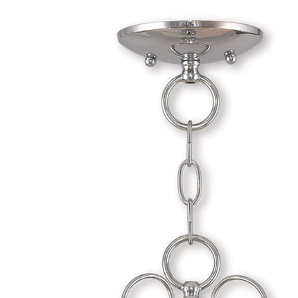 Three Light Dimmable Chandelier With Shades HomeRoots