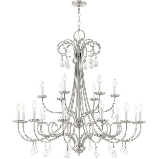 Multi Light Dimmable Chandelier With Shades HomeRoots