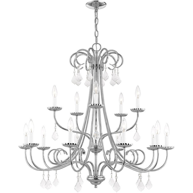 Multi Light Dimmable Chandelier With Shades HomeRoots