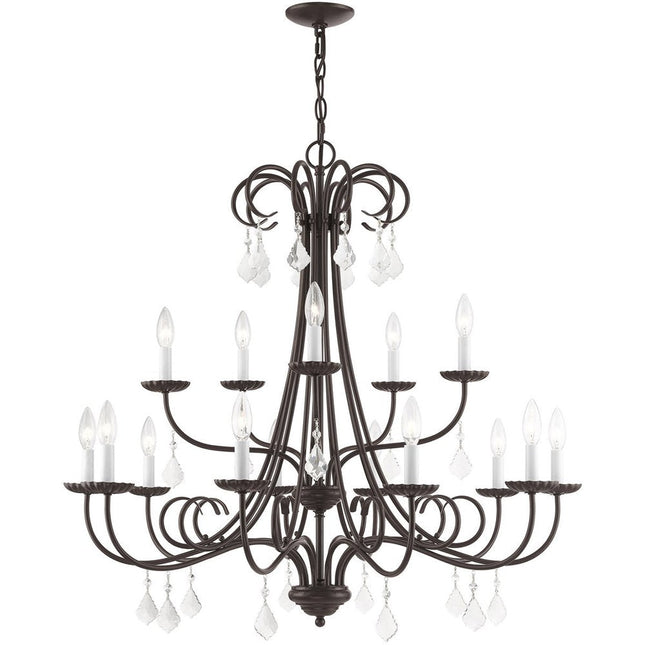 Multi Light Dimmable Chandelier With Shades HomeRoots