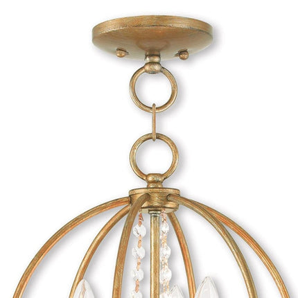 Three Light Dimmable Chandelier With Shades HomeRoots