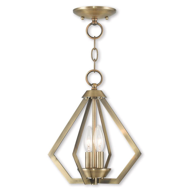 Two Light Dimmable Chandelier With Shades HomeRoots
