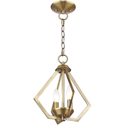 Two Light Dimmable Chandelier With Shades HomeRoots