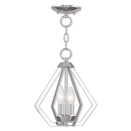 Two Light Dimmable Chandelier With Shades HomeRoots