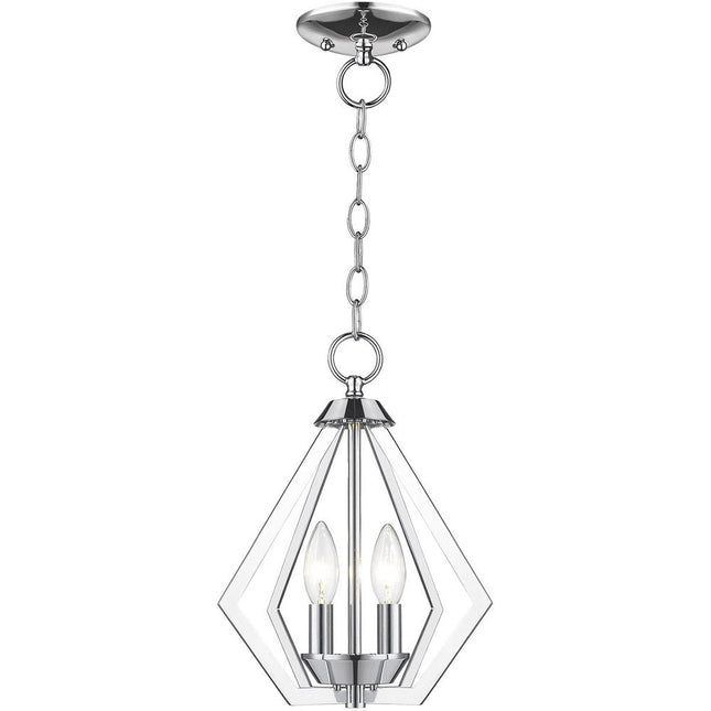 Two Light Dimmable Chandelier With Shades HomeRoots