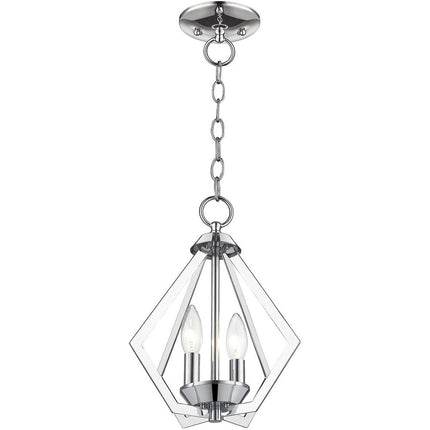 Two Light Dimmable Chandelier With Shades HomeRoots