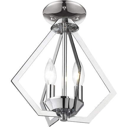Two Light Dimmable Chandelier With Shades HomeRoots