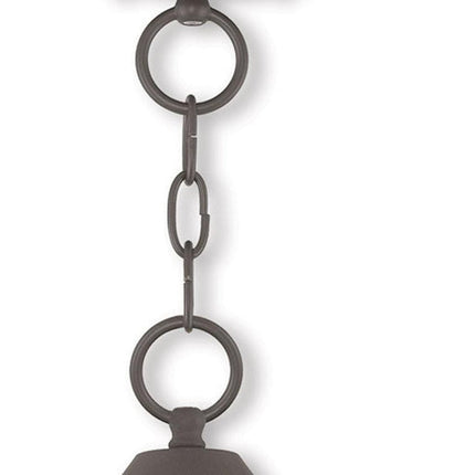 Bronze Two Light Dimmable Chandelier With Shades HomeRoots