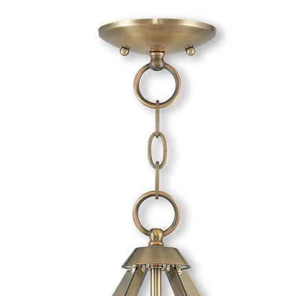 Three Light Dimmable Chandelier With Shades HomeRoots
