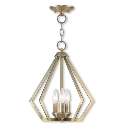 Three Light Dimmable Chandelier With Shades HomeRoots