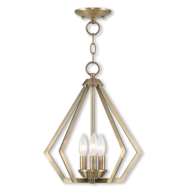 Three Light Dimmable Chandelier With Shades HomeRoots