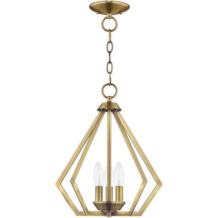 Three Light Dimmable Chandelier With Shades HomeRoots