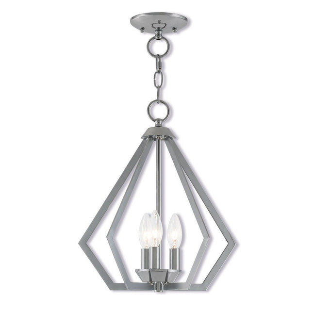 Three Light Dimmable Chandelier With Shades HomeRoots