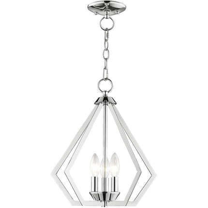 Three Light Dimmable Chandelier With Shades HomeRoots
