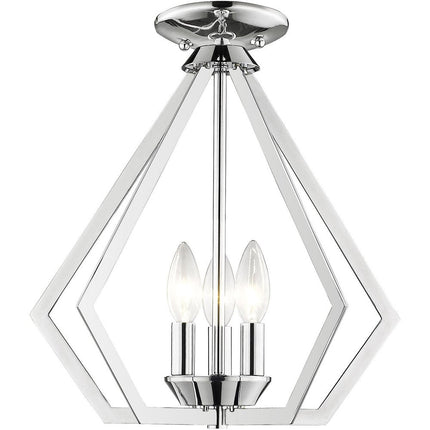 Three Light Dimmable Chandelier With Shades HomeRoots