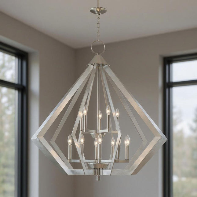 Multi Light Dimmable Chandelier With Shades HomeRoots
