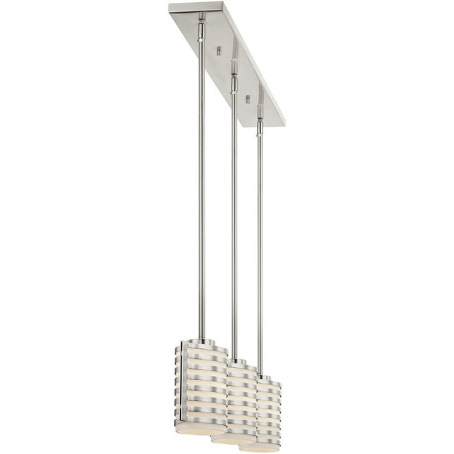 Three Light Dimmable Chandelier With Shades HomeRoots