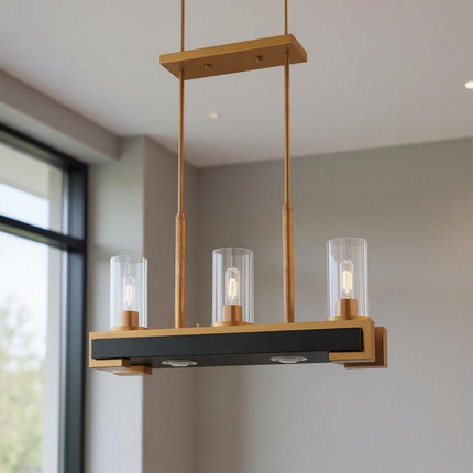 Two Light Dimmable Chandelier With Shades HomeRoots