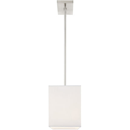 Nickel Three Light Metal Dimmable Chandelier With Shades