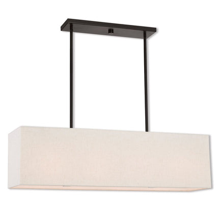 Four Light Dimmable Chandelier With Shades HomeRoots