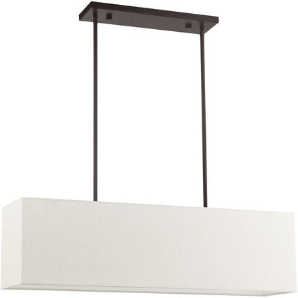 Four Light Dimmable Chandelier With Shades HomeRoots