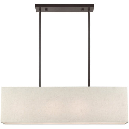 Four Light Dimmable Chandelier With Shades HomeRoots