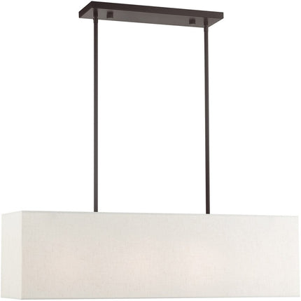 Four Light Dimmable Chandelier With Shades HomeRoots