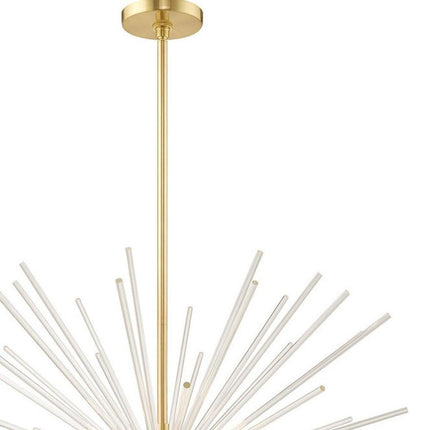 Eight Light Dimmable Chandelier With Shades HomeRoots