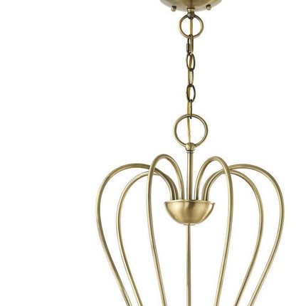 Seven Light Dimmable Chandelier With Shades HomeRoots