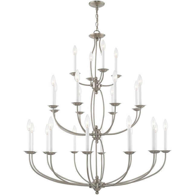 Multi Light Dimmable Chandelier With Shades HomeRoots