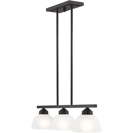 Three Light Dimmable Chandelier With Shades HomeRoots