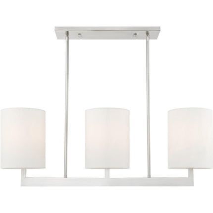 Three Light Dimmable Chandelier With Shades HomeRoots