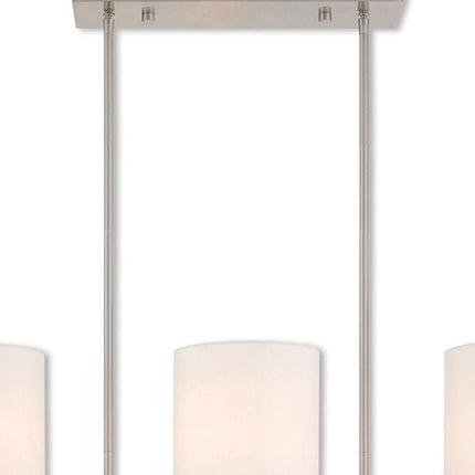 Three Light Dimmable Chandelier With Shades HomeRoots
