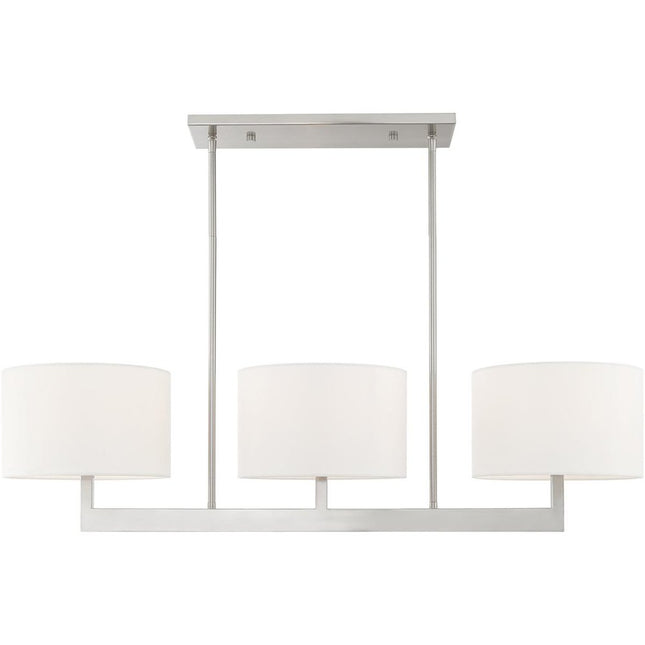 Three Light Dimmable Chandelier With Shades HomeRoots