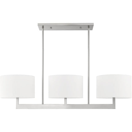 Three Light Dimmable Chandelier With Shades HomeRoots