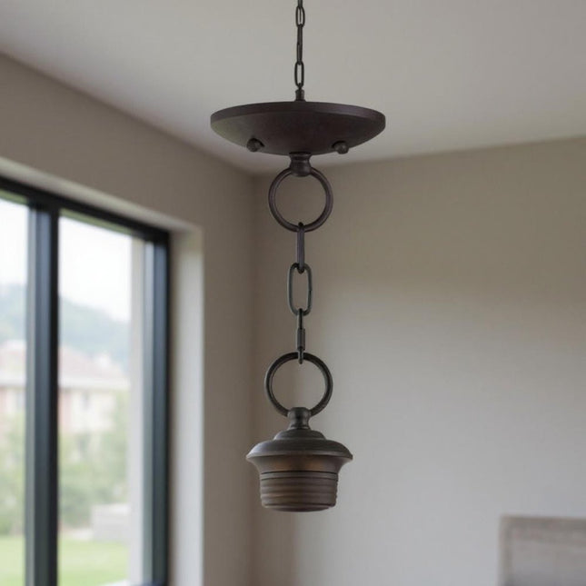 Bronze Three Light Dimmable Chandelier With Shades HomeRoots