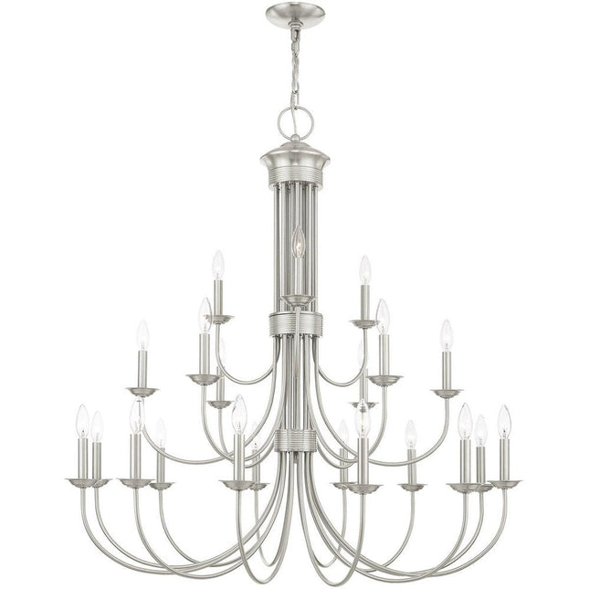 Multi Light Dimmable Chandelier With Shades HomeRoots