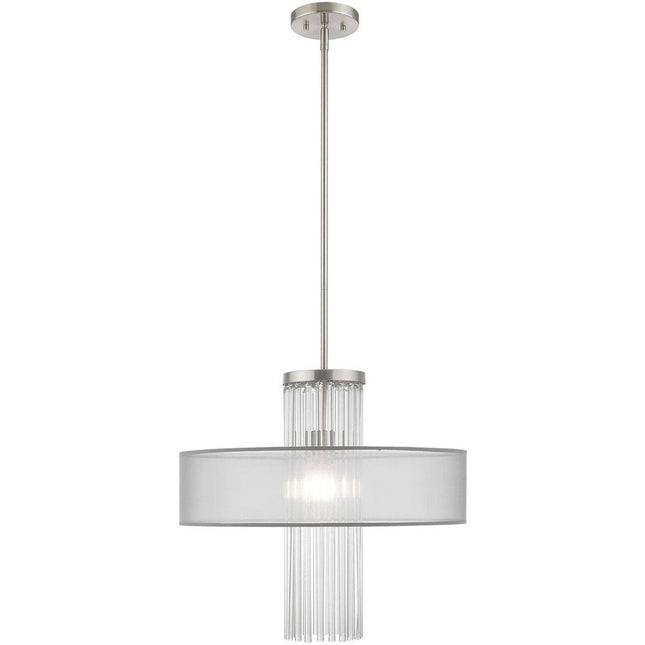 Dimmable Chandelier With Shades HomeRoots