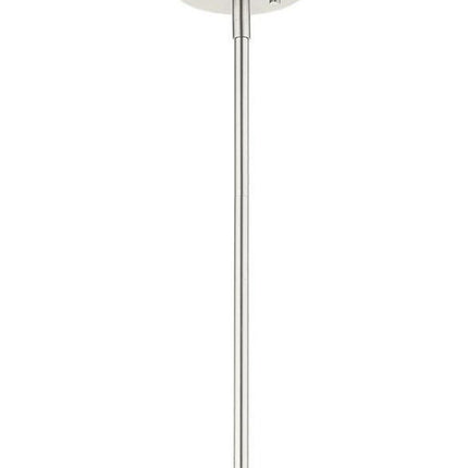 Nickel Three Light Metal Dimmable Chandelier With Shades