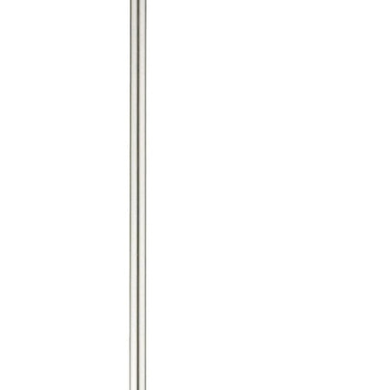 Nickel Five Light Metal Dimmable Chandelier With Shades