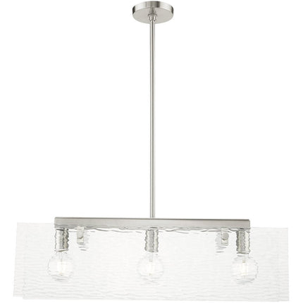 Three Light Dimmable Chandelier With Shades HomeRoots