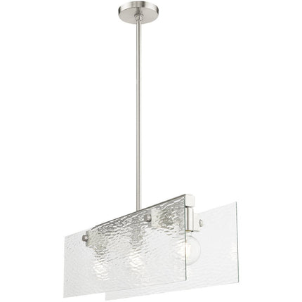 Three Light Dimmable Chandelier With Shades HomeRoots