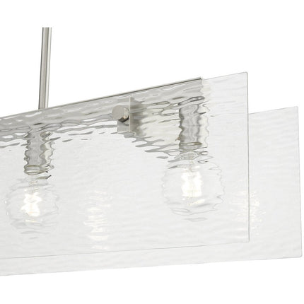 Three Light Dimmable Chandelier With Shades HomeRoots