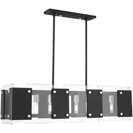 Eight Light Dimmable Chandelier With Shades HomeRoots